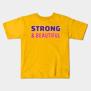 beautiful and strong Kids T-Shirt